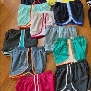 Nike women’s running shorts bundle of 11!!